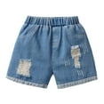 thumbnail image 1 of Summer Shorts Girls 5-6 Years Denim Shorts Summer Denim Shorts With Embroidery Cute Casual Shorts For Little Girl, 1 of 4
