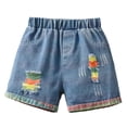 thumbnail image 1 of Summer Shorts Girls 6-7 Years Denim Shorts Summer Denim Shorts With Embroidery Cute Casual Shorts For Little Girl, 1 of 4