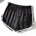 thumbnail image 1 of Summer Shorts for Women 2025 Women Casual Summer Sports Mini Shorts Workout Yoga Satin Shorts High Waisted Hot Pants for Clubwear Casual Black XL, 1 of 3
