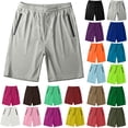 thumbnail image 1 of Summer Shorts for Women Ice Silk Fitness Running Stretch Yoga Pant Pocket Soft Women's Yoga Mesh Sports Shorts, 1 of 3