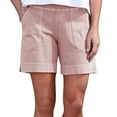 thumbnail image 1 of Summer Shorts for Women Ladies Summer High Waist Casual Elastic Loose Wide Leg Short Pants Pink XXL, 1 of 6
