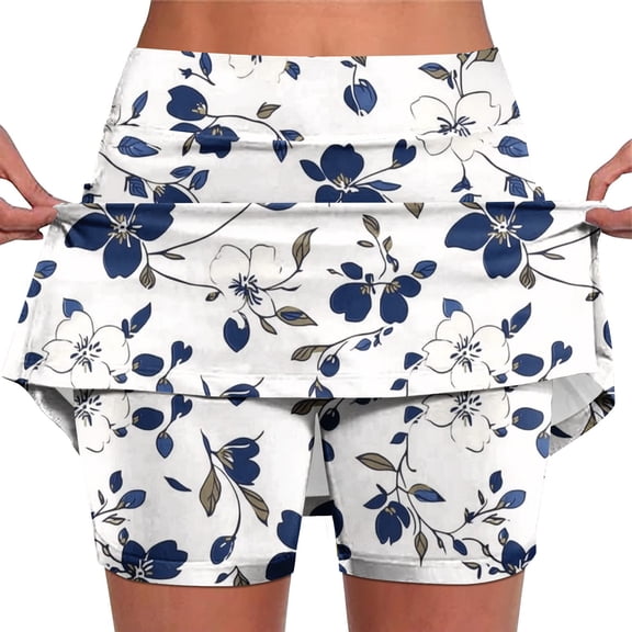 Summer Shorts for Women,Skorts for Woman Golf Tennis Skirts with Pockets Athletic Yoga Shorts High Waisted Cute Elastic Outfit