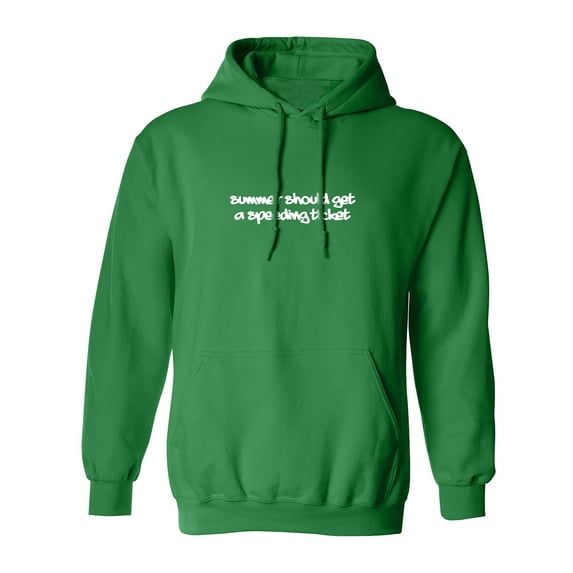 Summer Should Get A Speeding Ticket Adult Hooded Sweatshirt