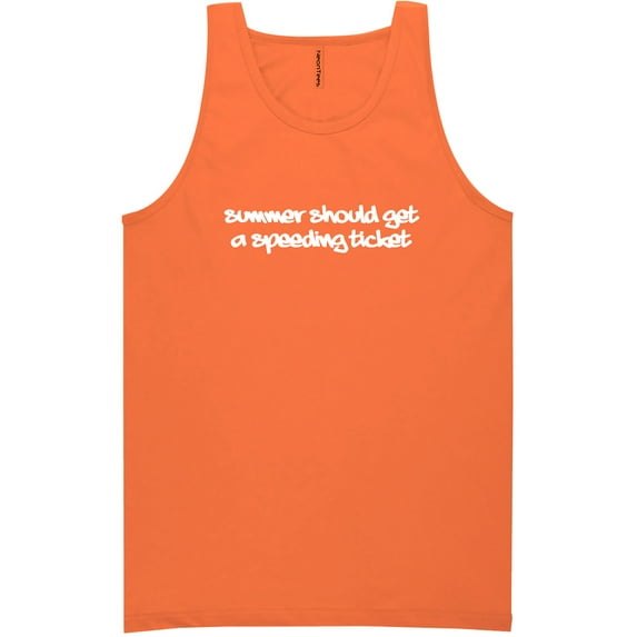 Summer Should Get A Speeding Ticket Neon Tank Top