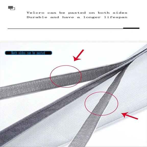 Summer Simple Grey Window Mosquito Net Curtain, Multi-Size Window Screen with 2cm Self-Adhesive Tape for Home