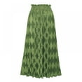 thumbnail image 1 of Summer Skirts for Women 2023 Trendy - Elastic High Waist Casual Beach Maxi Draped Skirt, 1 of 3