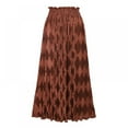 thumbnail image 1 of Summer Skirts for Women 2023 Trendy - Elastic High Waist Casual Beach Maxi Draped Skirt, 1 of 3