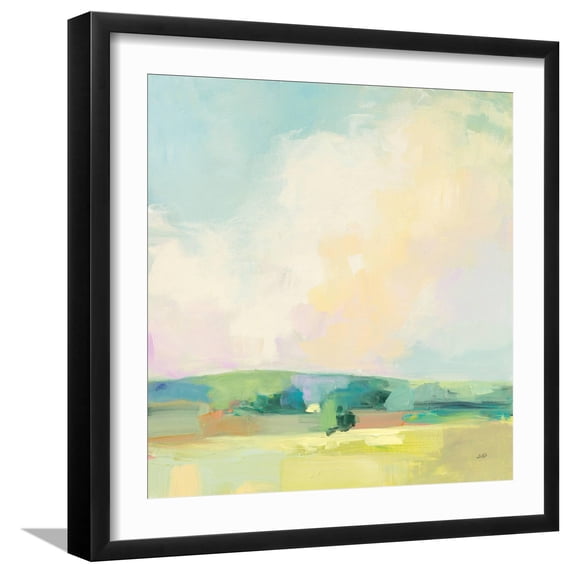 Art.com Summer Sky II Art Print by Julia Purinton, Black Frame Wall Art, 21" x 21"