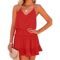 thumbnail image 1 of Summer Sleeveless V-Neck Women Mini Dress, 1 of 3