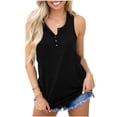 thumbnail image 1 of Summer Sleeveless Women Solid Color Tank Tops Casual Vest Camisole, 1 of 3