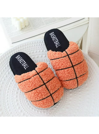  Boys Girls House Slippers No Skid Soft Warm Sole Coral Fleece  Slip-on Kids House Shoes for Bedroom Travel Basketball Sport Play Game  Court Man Team Playerbasketball X-Small : Clothing, Shoes 