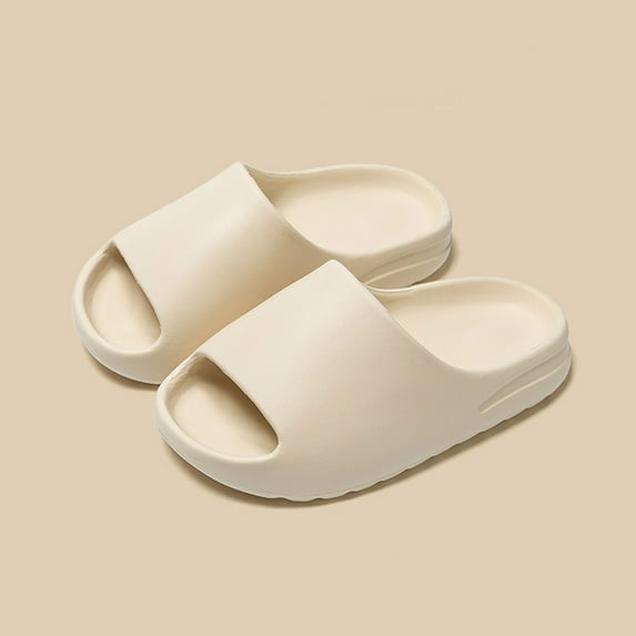Summer Slippers for Toddler Girls Kids Girls Cloud Slides Boys Slip On Sandals Comfort Thick Sole Slippers Summer Shower Shoes Non-Slip Pool Beach Water Shoes