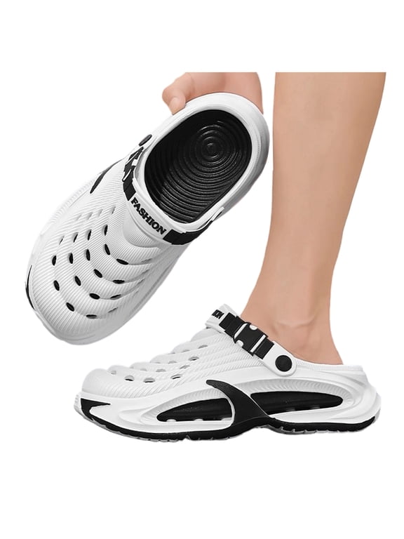 Summer Sneakers, Garden Clogs, Breathable Cloud Slides, Non-Slip, Comfortable Indoor Outdoor Beach Sandals Outdoor