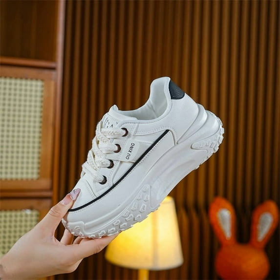 Summer Sneakers for Women,Sports Shoes Anti Slip with Thick Sole,Breathable Rise Stylish for Walking,Running,Shopping