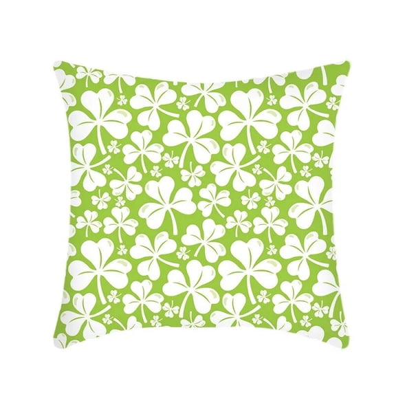 Summer Sofa Pillow Cover Living Room Sofa Square Pillow Lime Avocado Green Printed Small Fresh Car Cushion Cover