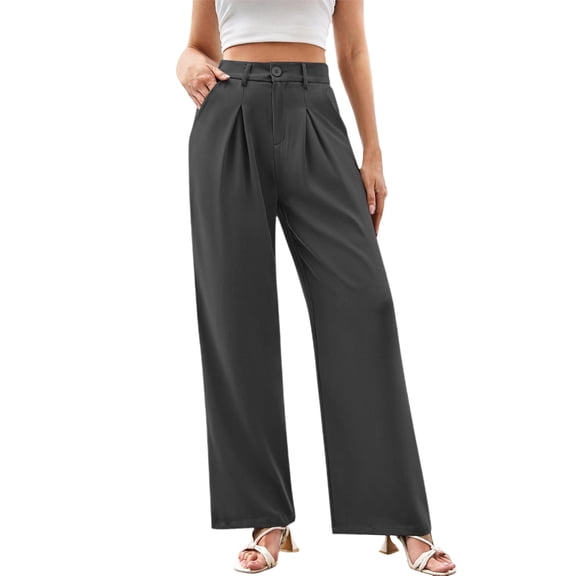 Stylish Women's Casual Pants - Comfortable Versatile Design for Any Occasion, Polyester, All Sizes with Waist/Hip/Length Details