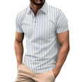 thumbnail image 1 of Summer Solid Color Tops T-shirts for Men Elastic Adaptable Fit Mens Tops with Crew Neck Short Sleeves Lightweight Breathable Base Everyday Wear Summer Beach Fashion Daily, 1 of 6