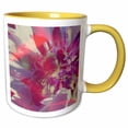thumbnail image 1 of 3drose, Summer Solstice Bee and Flower, 15oz Two-tone Yellow Mug, 1 of 6