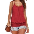 thumbnail image 1 of Summer Spaghetti Strap Women Sleeveless Tank Tops Camisole, 1 of 3