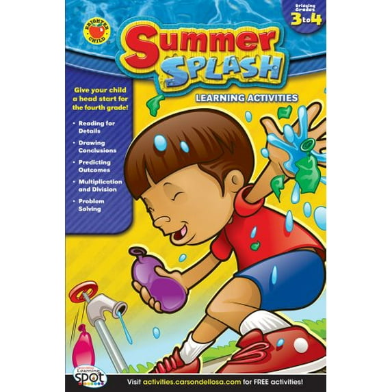 Pre-Owned Summer Splash Learning Activities, Grades 3 - 4 (Paperback) 1609969707 9781609969707