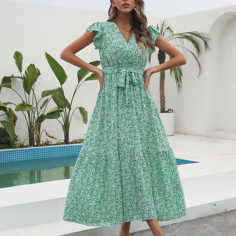 Summer and Spring Dresses for Women 2024 Plus Size Summer Casual