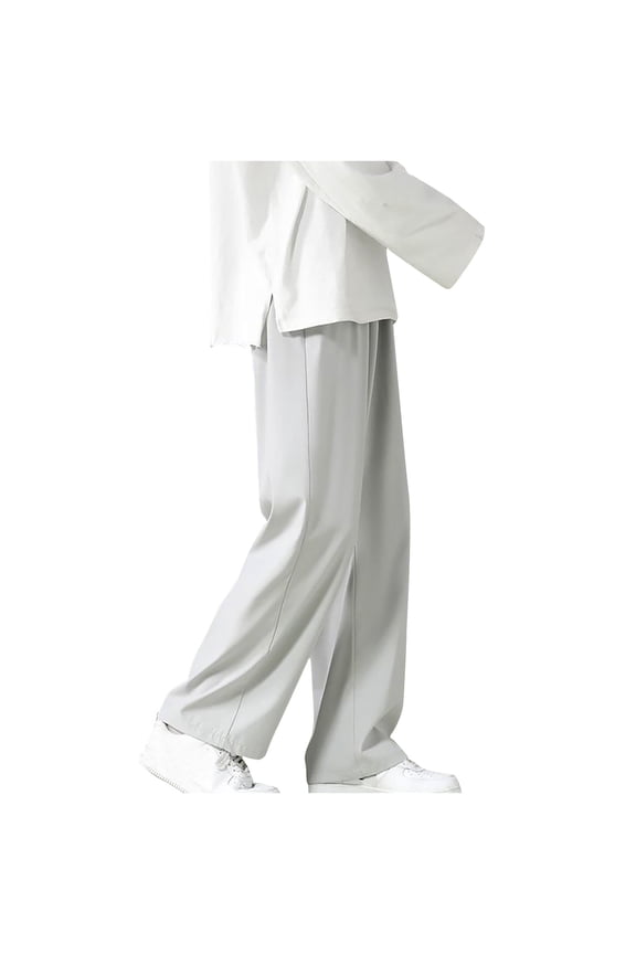 Summer Staple: Trendy & Tailored Mens' Solid Casual Pants