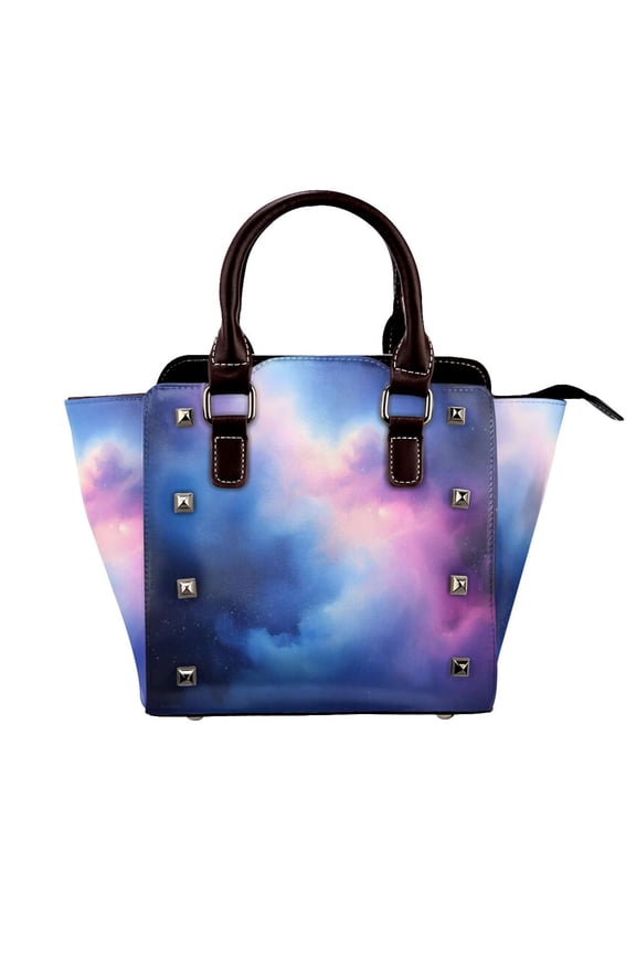 Summer Starry Sky Rivet Fashion One-Shoulder Women's Handbag Tote Bag