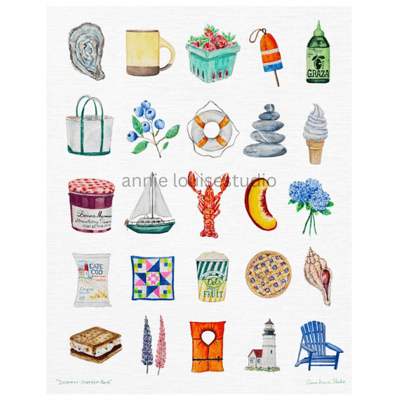 Summer Starter Pack Poster, Poster Home Decor , Poster Print Only