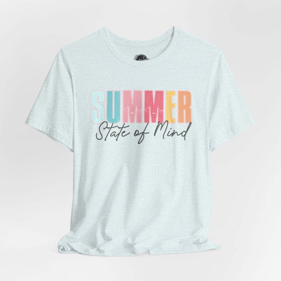 Summer State of Mind - Vintage Summer Style for Water Lovers | Vacation Clothing | Trendy T-shirt | Summer Shirt | Gift for Her