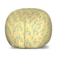 thumbnail image 1 of Summer Storage Toy Bag Chair, Pastel Colored Fruits Fresh Pears Lemon and Apple Slices Daisy Flowers, Stuffed Animal Organizer Washable Bag, Large Size, Blush and Multicolor, by Ambesonne, 1 of 3