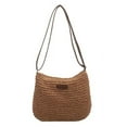 thumbnail image 1 of Summer Straw Crossbody Bag Women Beach Woven Shoulder Handbag Purse, 1 of 11