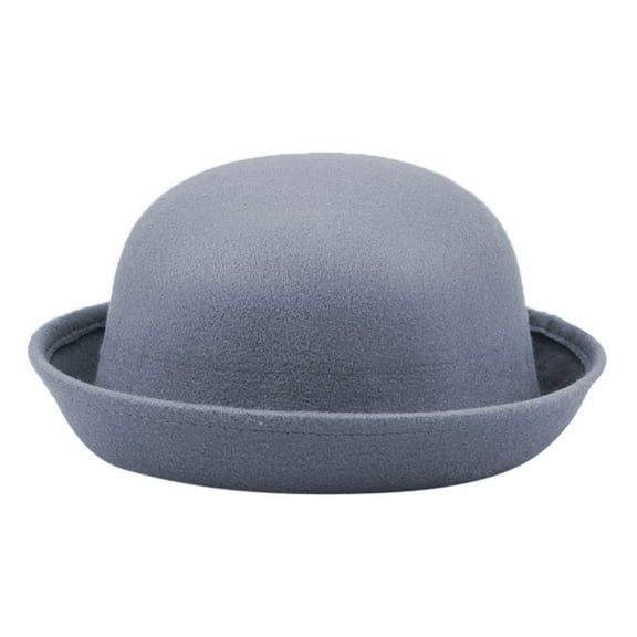 Summer Straw Hats for Women Hiking Hat Elegant Adults Solid Hat Roll Up Brim Panama Bowler Hat Bucket Hat Mens Womens Classic Wool Round Bowler Hats Cap