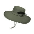 thumbnail image 1 of Summer Straw Hats for Women Fishing Hat Summer Outdoor Sun Bucket Hat For Men Women Lightweight Breathable Wide Brim Hat For Beach Travel Hiking, 1 of 2