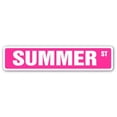 thumbnail image 1 of Summer Street [3 Pack] of Vinyl Decal Stickers | Indoor/Outdoor | Funny decoration for Laptop, Car, Garage , Bedroom, Offices | SignMission, 1 of 1