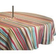 thumbnail image 1 of Summer Stripe Outdoor Tablecloth With Zipper 60 Round, 1 of 3