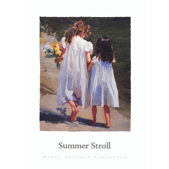 Summer Stroll by Nancy Seamons Crookston Fine Art Poster Print by Nancy