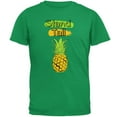thumbnail image 1 of Summer Sun - Be a Pineapple - Stand Tall Mens T Shirt Irish Green MD, 1 of 1