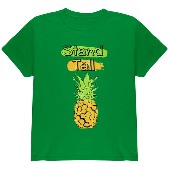 Summer Sun - Be a Pineapple - Stand Tall Youth T Shirt Irish Green Youth X-SM