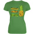 thumbnail image 1 of Summer Sun - Be a Pineapple - Sweet on the Inside Juniors Soft T Shirt Leaf 2XL, 1 of 1
