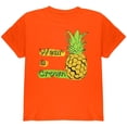 thumbnail image 1 of Summer Sun - Be a Pineapple - Wear a Crown Youth T Shirt Orange YSM, 1 of 1