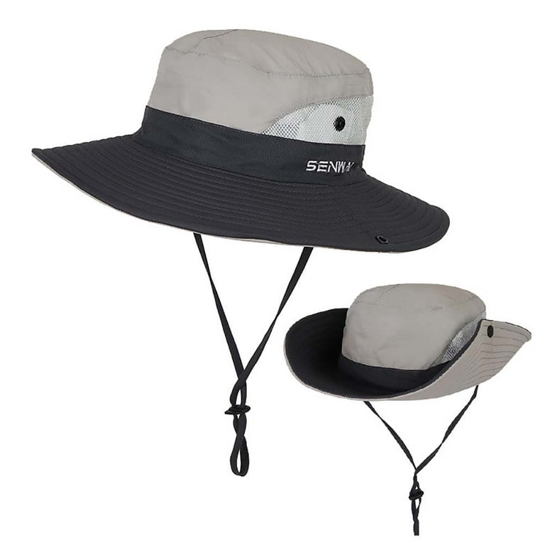 TrailHeads Folding Hat with UV Protection - Black