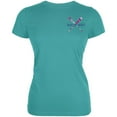 thumbnail image 1 of Summer Sun Enjoy the Waves Paddles Juniors Soft T Shirt Stone Blue X-LG, 1 of 2