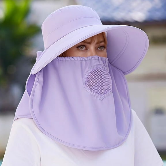 Summer Sun Hat with Face for Women Womens Beach Hat Large Head Forage Cap Hat for Men Western Hat Beach Women Bag Hat Visor Small Floppy Hat Hang Loose Visor Outback Hat Women Oversized Hats