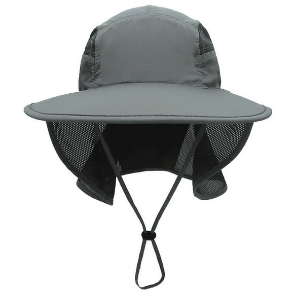 Summer Sun Hat Men Women Multi-Functional UV Wide-Brimmed Fisherman Hat Women Neck Protection Riding Hunting Hat Unisex Outdoor Activities UV Protecting Sun Hats with Neck Flap