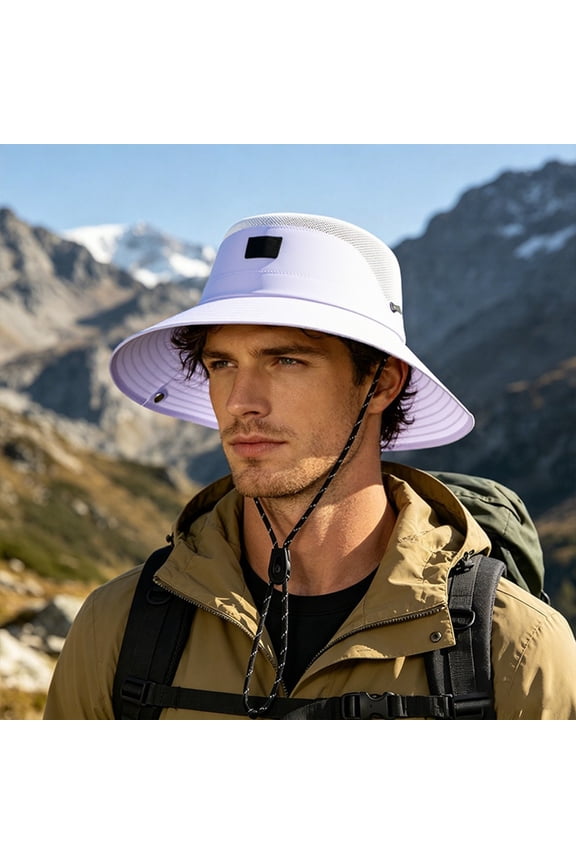 Summer Sun Hat for Outdoor Cycling Hiking Mountaineering Sunscreen Wide Brim Breathable Hat Outdoors Hats