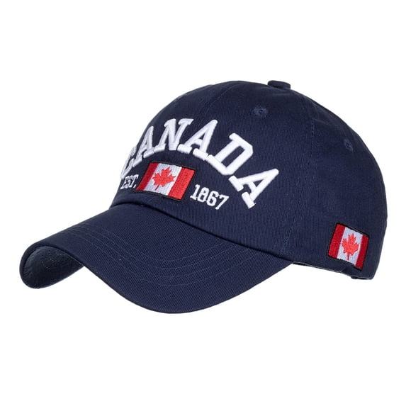 Summer Sun Hat for Women And Men Canada Flag Embroidered Casquette Baseball Hat Adjustable Cap Beach Sun Protection Cap