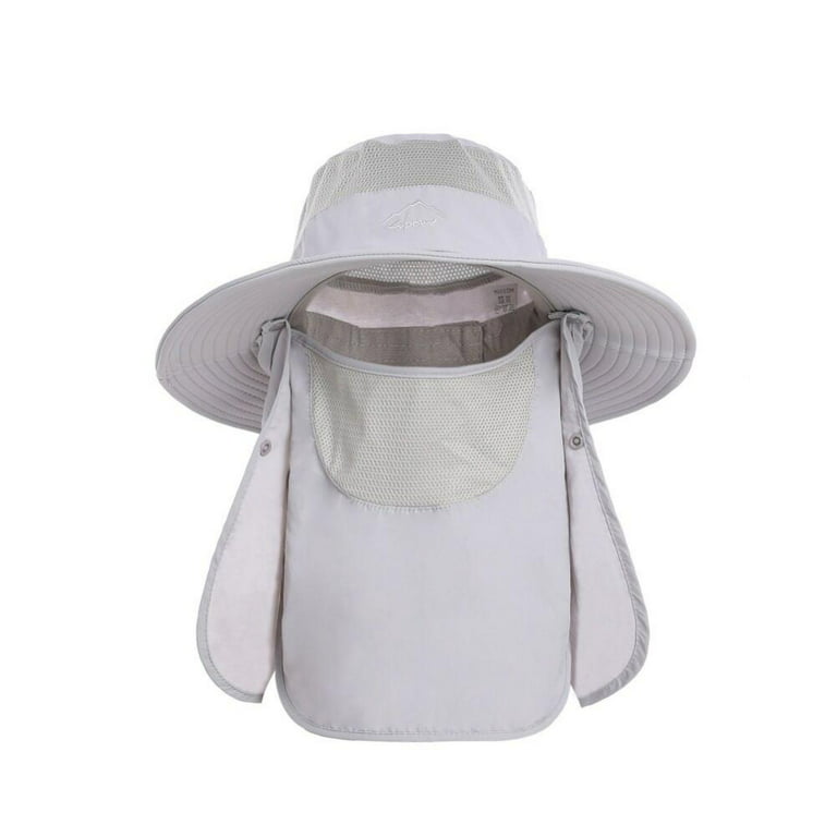 Naiyafly Summer Sun Hats for Men Large Bucket Hat Foldable Breathable Anti UV Sun-proof Hiking Fishing male Designer Hat Cap, Adult Unisex, Size: One