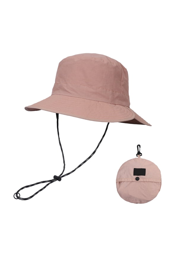 Summer Sun Hats For Outdoor Leisure Adjustable Buckle Removable Wind Rope Top Storage Bag Versatile Design Breathable Wide Brim Average Hat Worn Baseball Cap Women Pool Hats Broad Hats Woman Hats