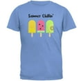 thumbnail image 1 of Summer Sun Ice Pop Summer Chillin Mens T Shirt Carolina Blue LG, 1 of 1
