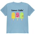 thumbnail image 1 of Summer Sun Ice Pop Summer Chillin Youth T Shirt Light Blue YSM, 1 of 1